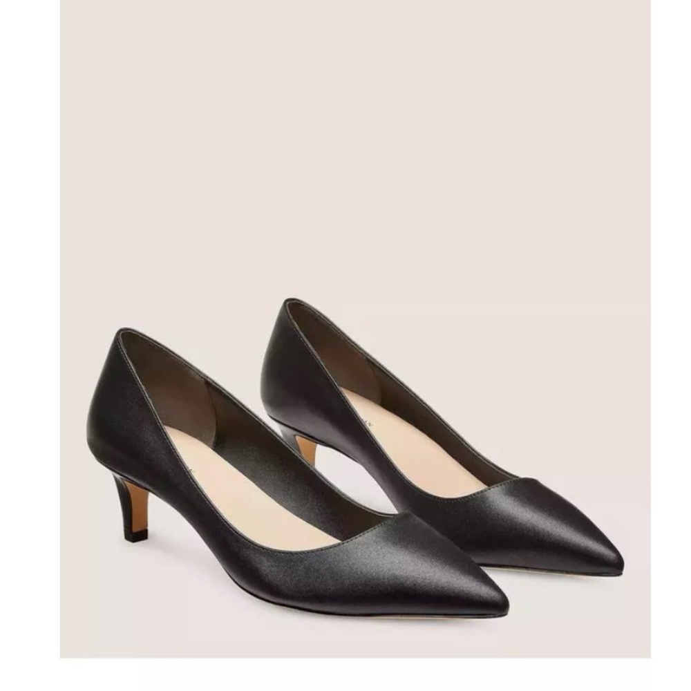 Stuart Weitzman‎ DANCER 50 PUMP pointy toe pump heels size 10 brand new BLACK